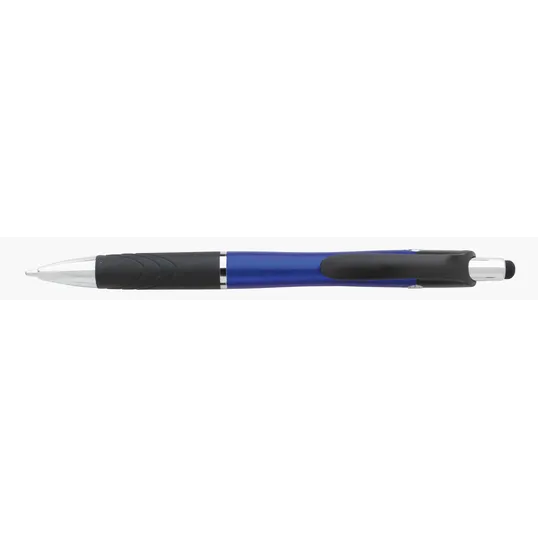 Souvenir® Emblem Stylus Pen with Rubber Grip — view 8