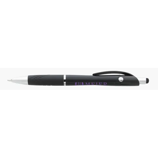 Souvenir® Emblem Stylus Pen with Rubber Grip — view 21