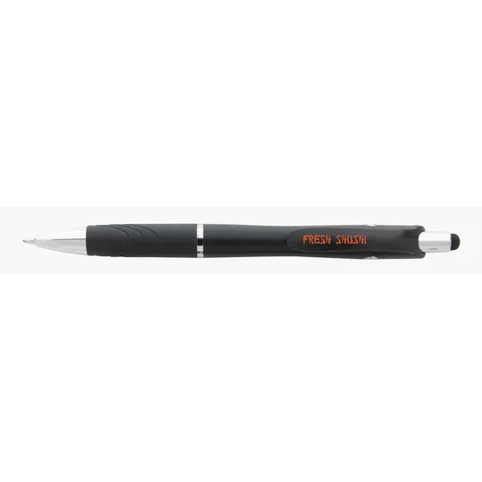 Souvenir® Emblem Stylus Pen with Rubber Grip — view 22