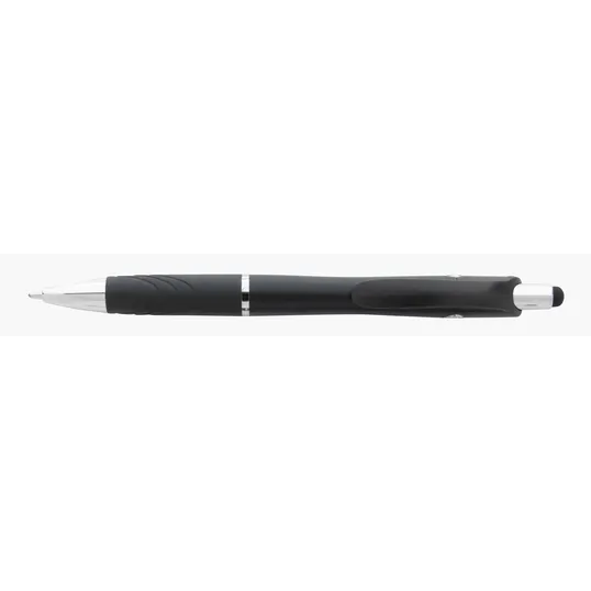Souvenir® Emblem Stylus Pen with Rubber Grip — view 4