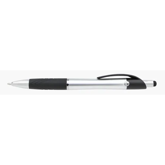 Souvenir® Emblem Stylus Pen with Rubber Grip — view 19