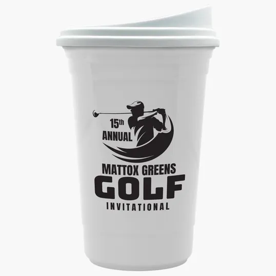 Garyline® Varsity Double-Wall Tumbler with Liner and Slider Lid, 16 oz. — view 24