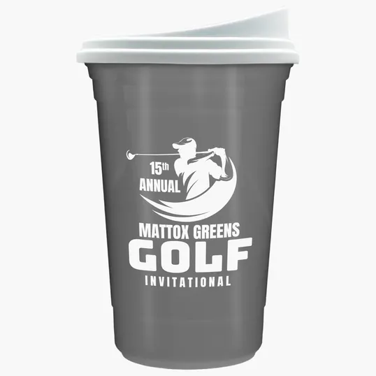 Garyline® Varsity Double-Wall Tumbler with Liner and Slider Lid, 16 oz. — view 35