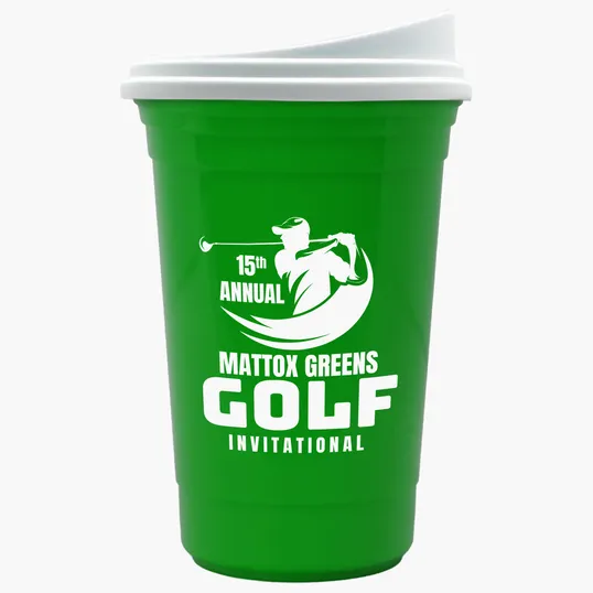 Garyline® Varsity Double-Wall Tumbler with Liner and Slider Lid, 16 oz. — view 29
