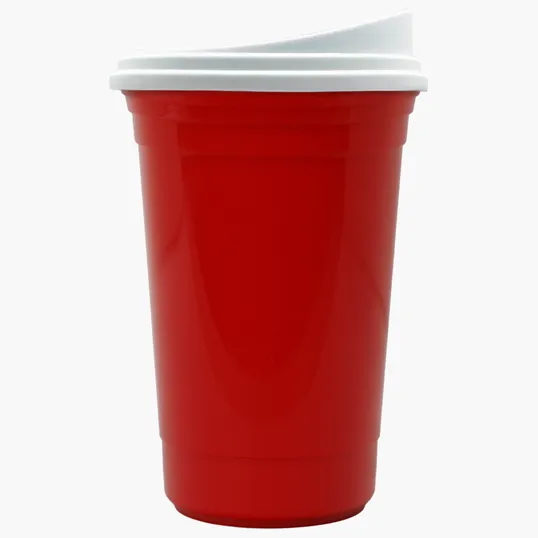 Garyline® Varsity Double-Wall Tumbler with Liner and Slider Lid, 16 oz. — view 14
