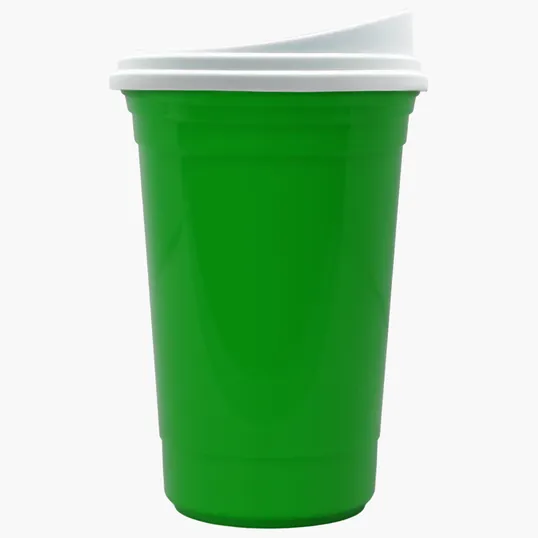 Garyline® Varsity Double-Wall Tumbler with Liner and Slider Lid, 16 oz. — view 8