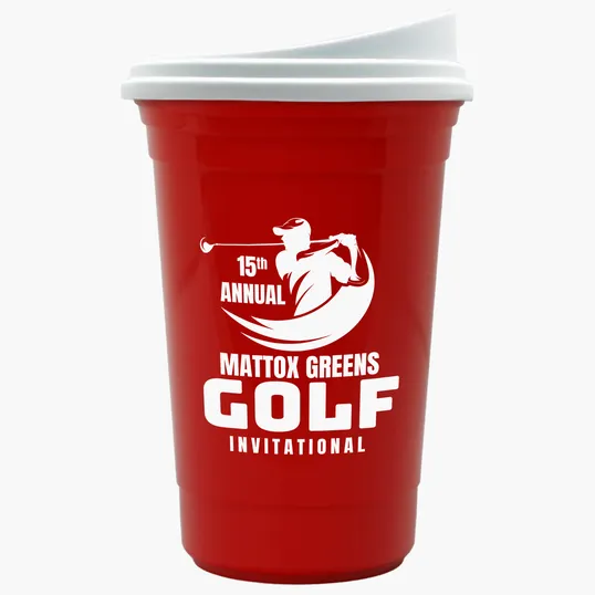 Garyline® Varsity Double-Wall Tumbler with Liner and Slider Lid, 16 oz. — view 41