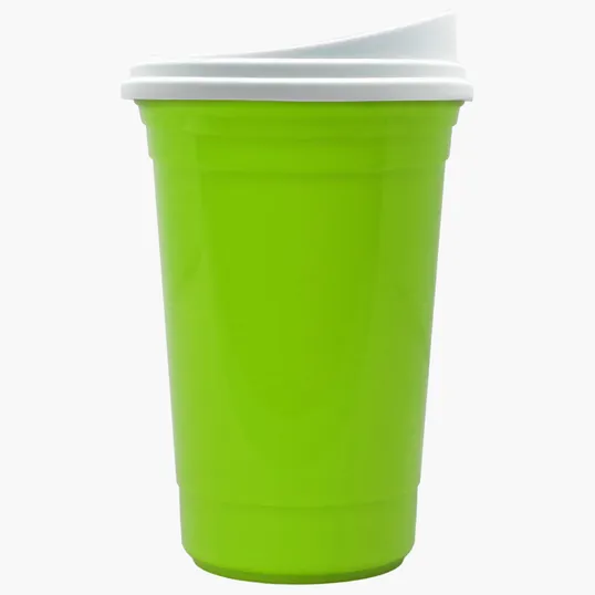 Garyline® Varsity Double-Wall Tumbler with Liner and Slider Lid, 16 oz. — view 10
