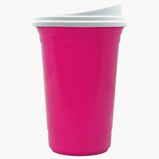 Garyline® Varsity Double-Wall Tumbler with Liner and Slider Lid, 16 oz. — view 9