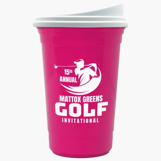 Garyline® Varsity Double-Wall Tumbler with Liner and Slider Lid, 16 oz. — view 31