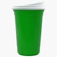 Garyline® Varsity Double-Wall Tumbler with Liner and Slider Lid, 16 oz. — view 8