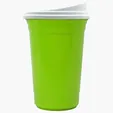Garyline® Varsity Double-Wall Tumbler with Liner and Slider Lid, 16 oz. — view 10