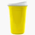 Garyline® Varsity Double-Wall Tumbler with Liner and Slider Lid, 16 oz. — view 6