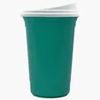 Garyline® Varsity Double-Wall Tumbler with Liner and Slider Lid, 16 oz. — view 3