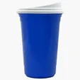 Garyline® Varsity Double-Wall Tumbler with Liner and Slider Lid, 16 oz. — view 2
