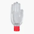 Howdy-Tizer Hand-Shaped Sanitizer Bottle, 2.5 oz — view 7