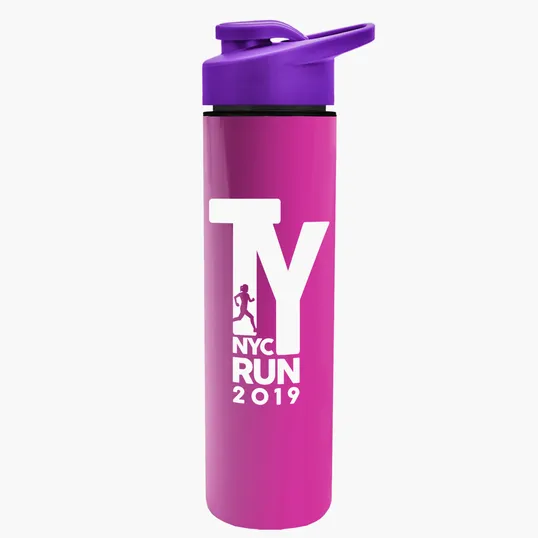 Garyline® Slim Double-Wall Insulated Bottle with Drink-Thru Lid, 16 oz. — view 109