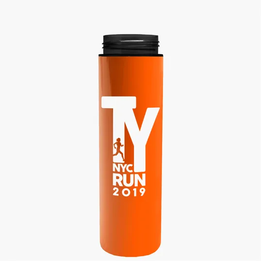 Garyline® Slim Double-Wall Insulated Bottle with Drink-Thru Lid, 16 oz. — view 138