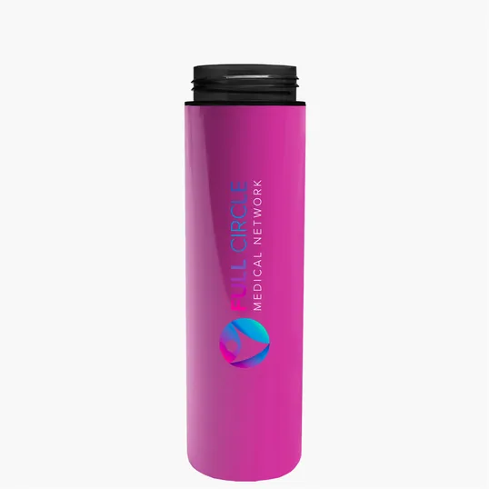 Garyline® Slim Double-Wall Insulated Bottle with Drink-Thru Lid, 16 oz. — view 145