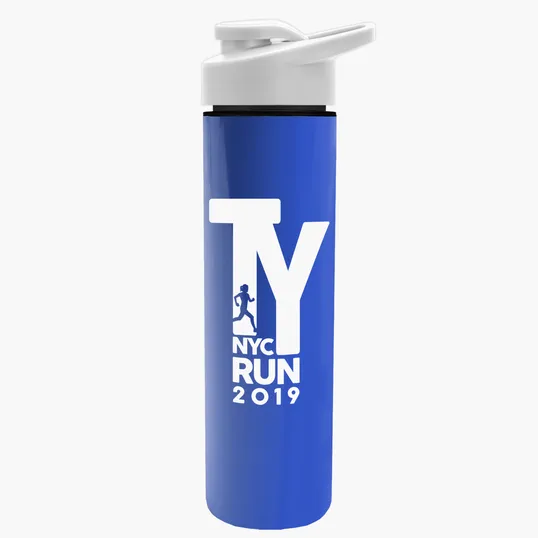Garyline® Slim Double-Wall Insulated Bottle with Drink-Thru Lid, 16 oz. — view 124