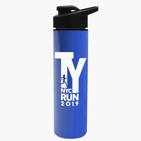 Garyline® Slim Double-Wall Insulated Bottle with Drink-Thru Lid, 16 oz. — view 152