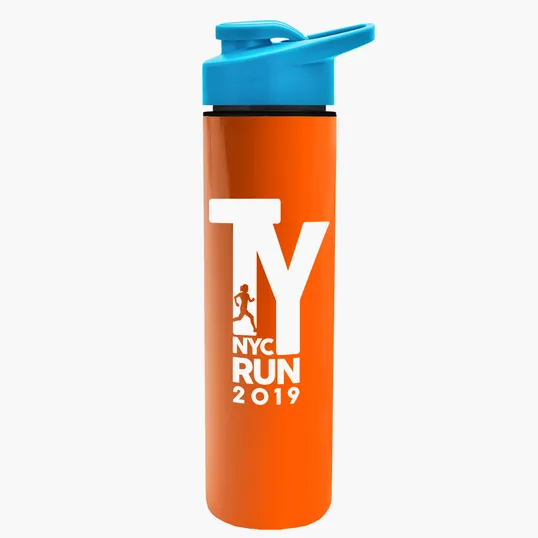 Garyline® Slim Double-Wall Insulated Bottle with Drink-Thru Lid, 16 oz. — view 136