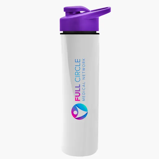 Garyline® Slim Double-Wall Insulated Bottle with Drink-Thru Lid, 16 oz. — view 116