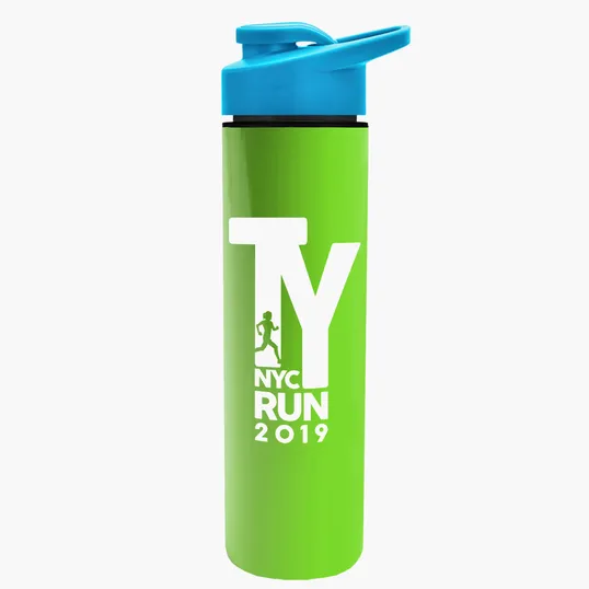 Garyline® Slim Double-Wall Insulated Bottle with Drink-Thru Lid, 16 oz. — view 131