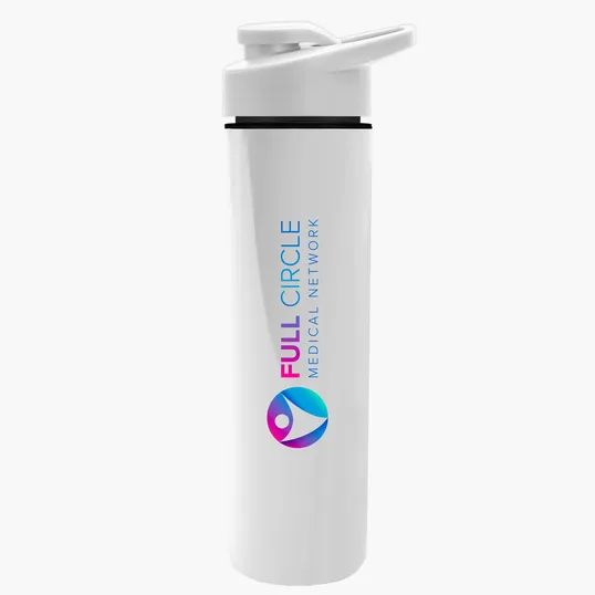 Garyline® Slim Double-Wall Insulated Bottle with Drink-Thru Lid, 16 oz. — view 127
