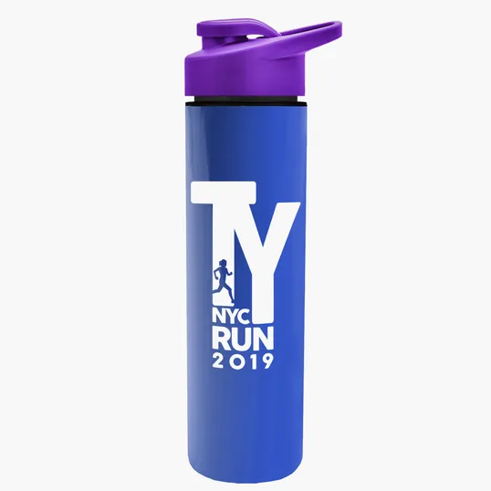 Garyline® Slim Double-Wall Insulated Bottle with Drink-Thru Lid, 16 oz. — view 113