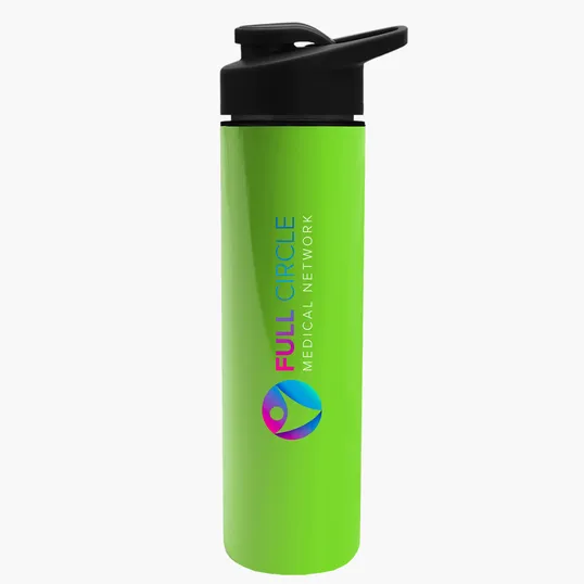 Garyline® Slim Double-Wall Insulated Bottle with Drink-Thru Lid, 16 oz. — view 130