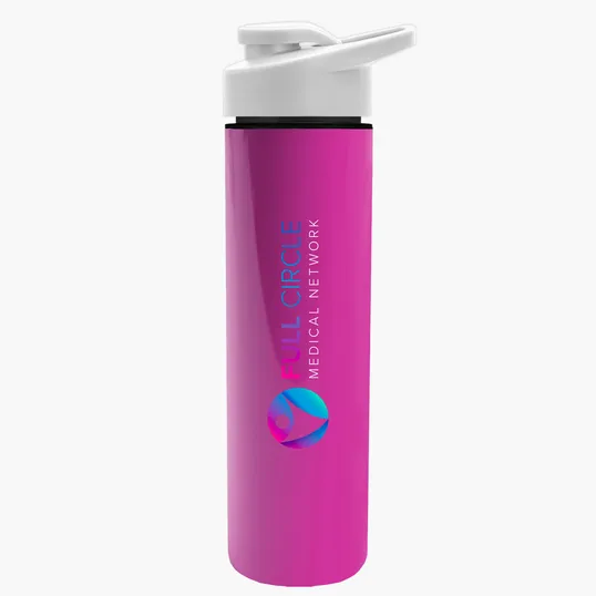 Garyline® Slim Double-Wall Insulated Bottle with Drink-Thru Lid, 16 oz. — view 121