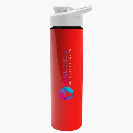 Garyline® Slim Double-Wall Insulated Bottle with Drink-Thru Lid, 16 oz. — view 123