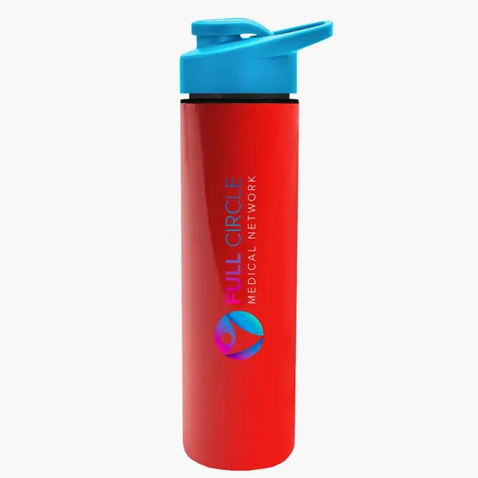 Garyline® Slim Double-Wall Insulated Bottle with Drink-Thru Lid, 16 oz. — view 149