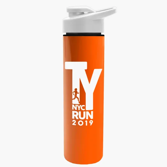Garyline® Slim Double-Wall Insulated Bottle with Drink-Thru Lid, 16 oz. — view 119