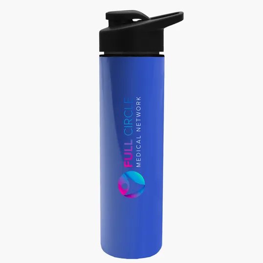 Garyline® Slim Double-Wall Insulated Bottle with Drink-Thru Lid, 16 oz. — view 153
