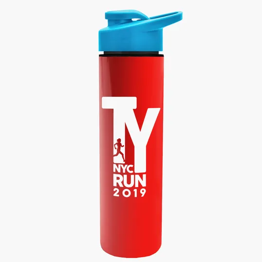 Garyline® Slim Double-Wall Insulated Bottle with Drink-Thru Lid, 16 oz. — view 148