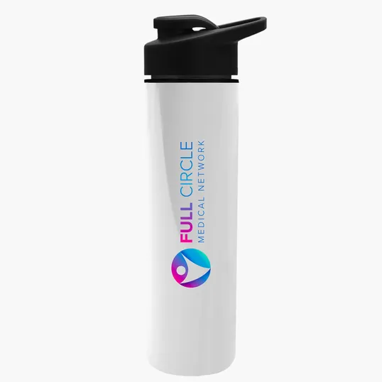 Garyline® Slim Double-Wall Insulated Bottle with Drink-Thru Lid, 16 oz. — view 159