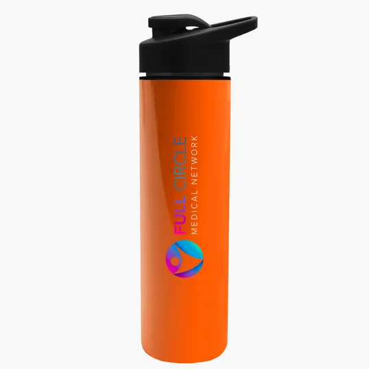 Garyline® Slim Double-Wall Insulated Bottle with Drink-Thru Lid, 16 oz. — view 135