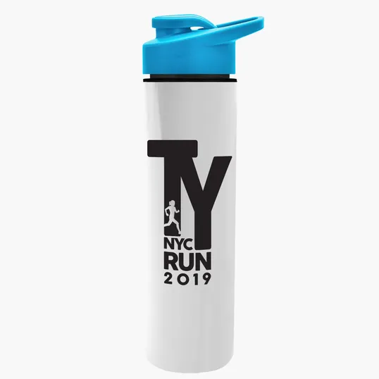 Garyline® Slim Double-Wall Insulated Bottle with Drink-Thru Lid, 16 oz. — view 160