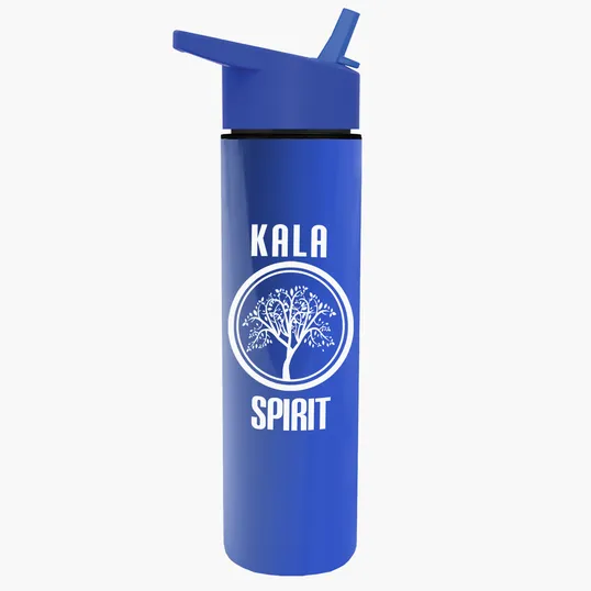 Garyline® Slim Double-Wall Insulated Bottle with Flip-Straw Lid, 16 oz. — view 101