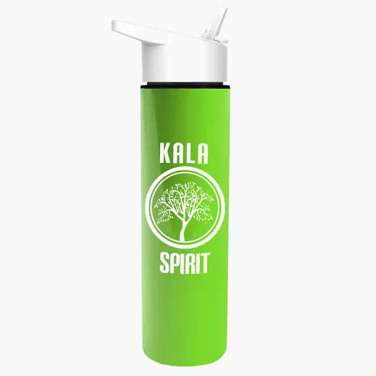 Garyline® Slim Double-Wall Insulated Bottle with Flip-Straw Lid, 16 oz. — view 120