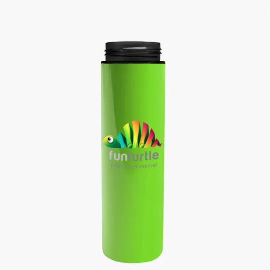 Garyline® Slim Double-Wall Insulated Bottle with Flip-Straw Lid, 16 oz. — view 134