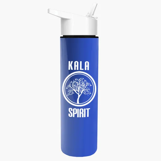 Garyline® Slim Double-Wall Insulated Bottle with Flip-Straw Lid, 16 oz. — view 125
