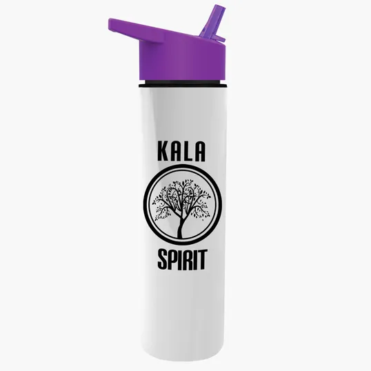 Garyline® Slim Double-Wall Insulated Bottle with Flip-Straw Lid, 16 oz. — view 115