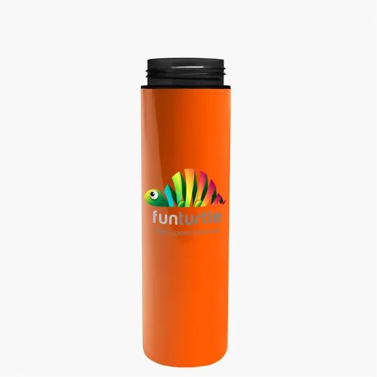 Garyline® Slim Double-Wall Insulated Bottle with Flip-Straw Lid, 16 oz. — view 140