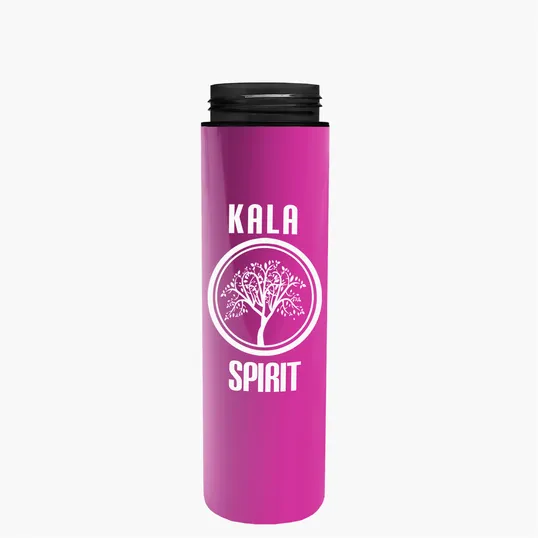 Garyline® Slim Double-Wall Insulated Bottle with Flip-Straw Lid, 16 oz. — view 145
