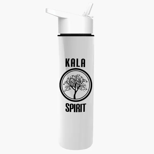 Garyline® Slim Double-Wall Insulated Bottle with Flip-Straw Lid, 16 oz. — view 127