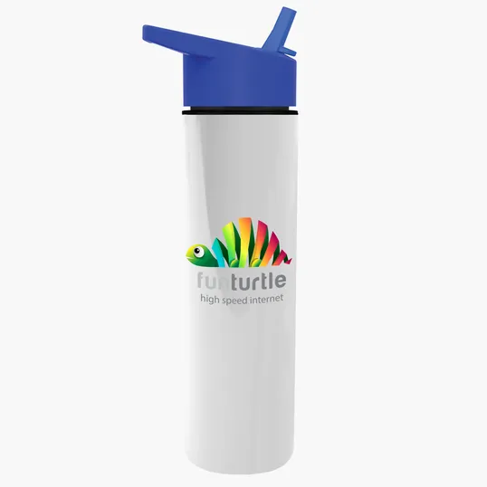 Garyline® Slim Double-Wall Insulated Bottle with Flip-Straw Lid, 16 oz. — view 104