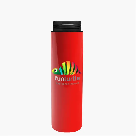Garyline® Slim Double-Wall Insulated Bottle with Flip-Straw Lid, 16 oz. — view 152